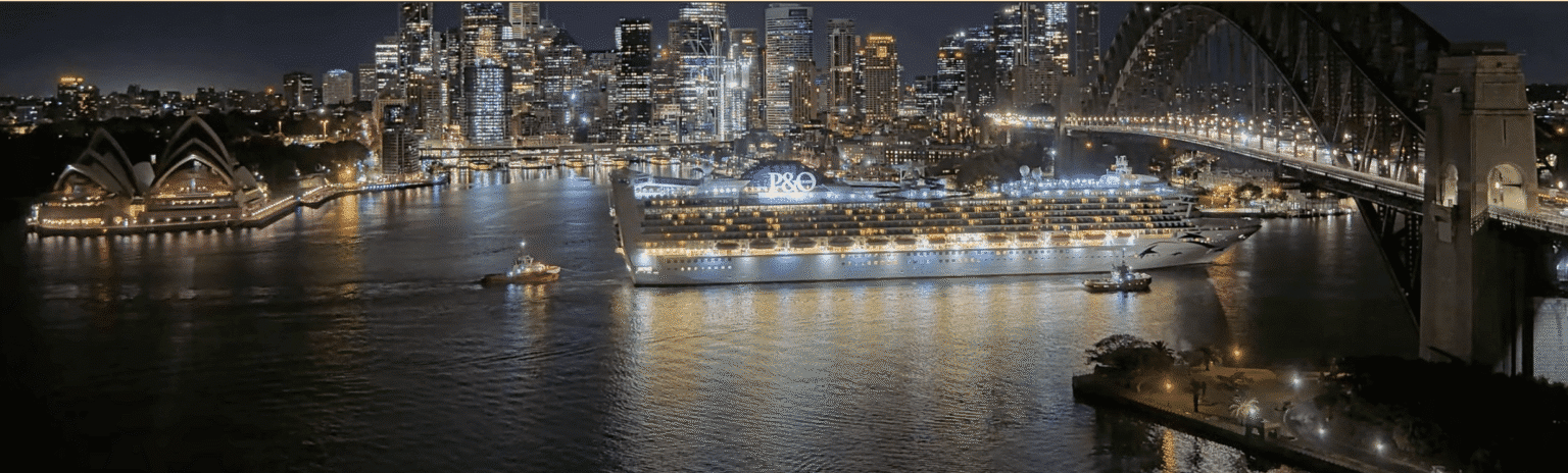 Pacific Adventure arrives in Sydney Harbour